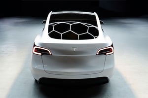Tesla Model Y White 2023 trunk
