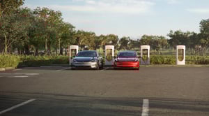 Tesla model S and 3
